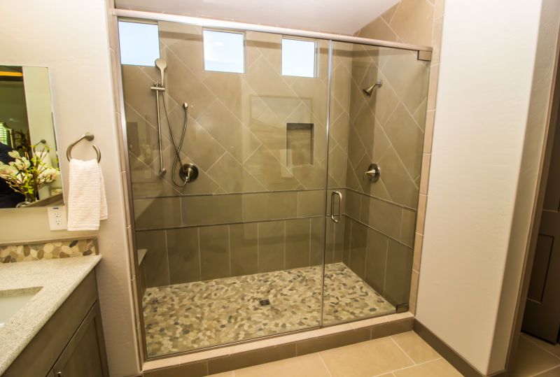 Glass Shower with Frame